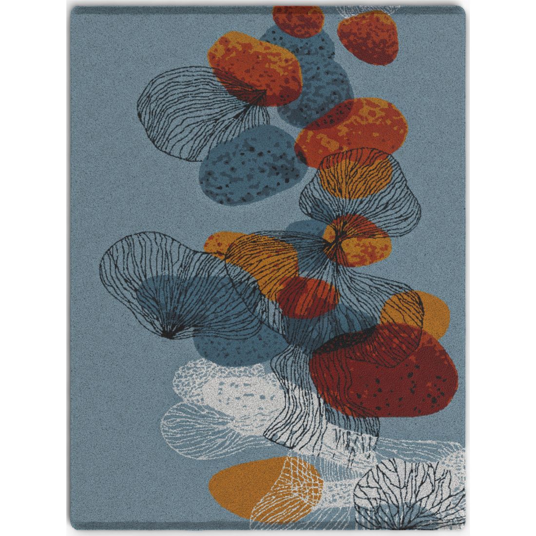 Mineral Bloom hand-knotted rug