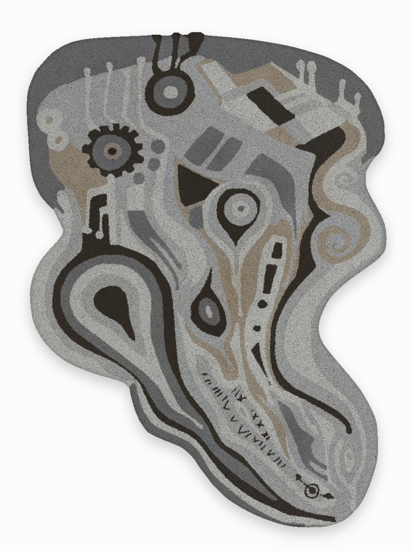 Passing Time rug
