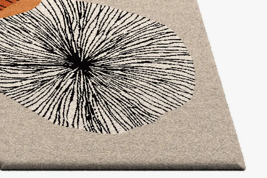 Hand-tufted: an even sheared surface over a backing